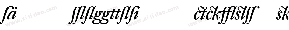 DTLProkyonSTMedium Italic字体转换